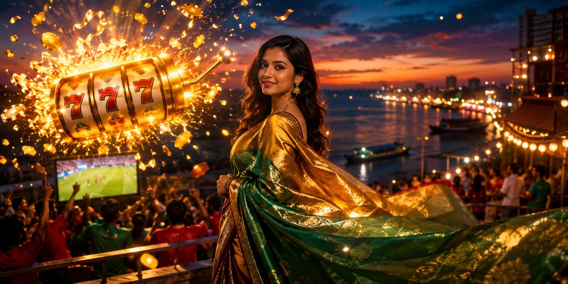 A Young Woman in a Saree from Sylhet Tries Her Hand at Slot Games